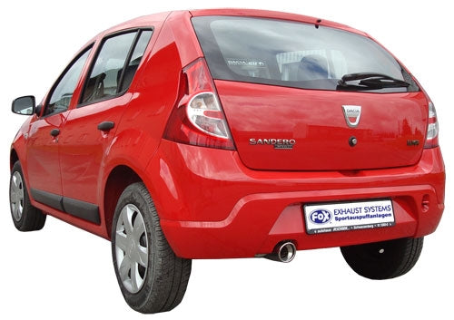 Dacia Sandero - Fox Endrohrsystem